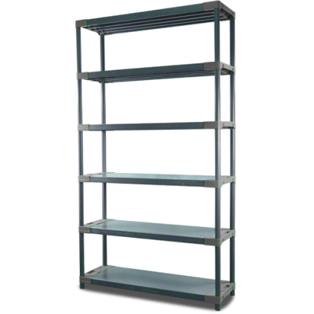 Regał plastikowy Jupiter-6 222x100x46 szary