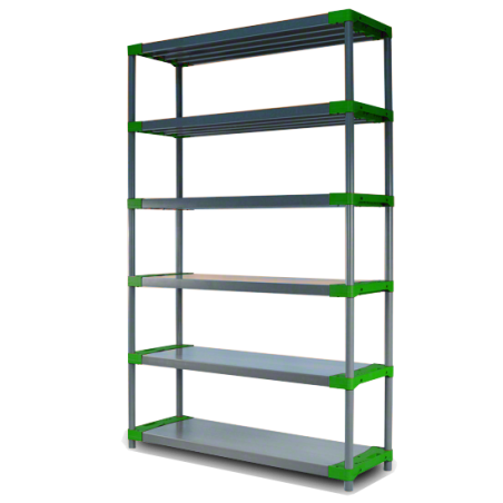 Regał plastikowy Jupiter-6 222x120x46 zielony