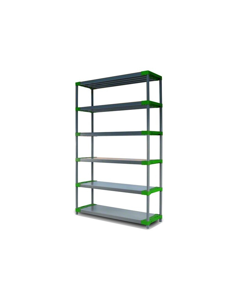 Jupiter-6 - Regał plastikowy Jupiter-6 222x130x46 zielony - produkt MODO24.PL 1