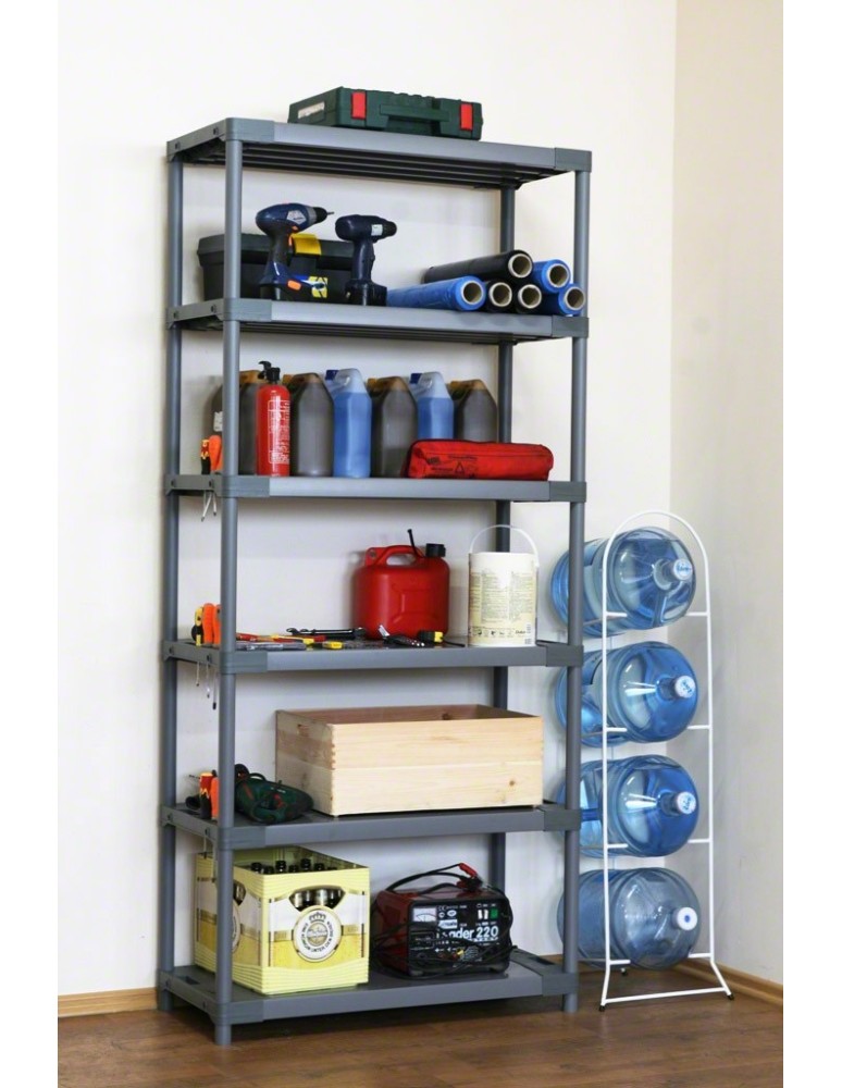 Jupiter-6 - Regał plastikowy Jupiter-6 222x60x46 zielony - product MODO24.PL 4