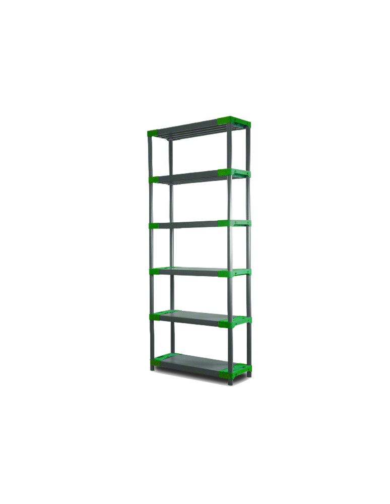 Jupiter-6 - Regał plastikowy Jupiter-6 222x80x46 zielony - produkt MODO24.PL 1