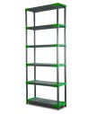 Regał plastikowy Jupiter-6 222x80x46 zielony