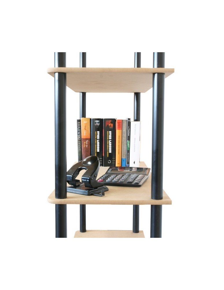 seria regałów DEDAL - Regał rurkowy DEDAL-4N Czarne rurki - product MODO24.PL 2