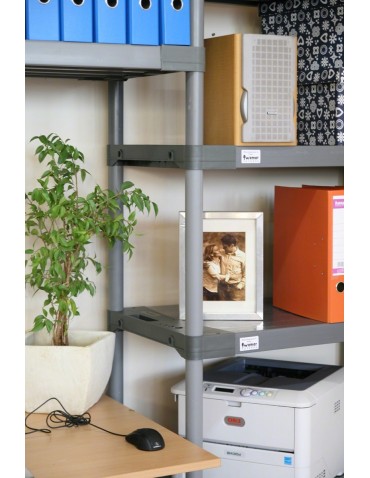 Tytan-5 - Regał plastikowy TYTAN-5 zielony · 180x120x46 · Nośność półki 160 kg - product 9