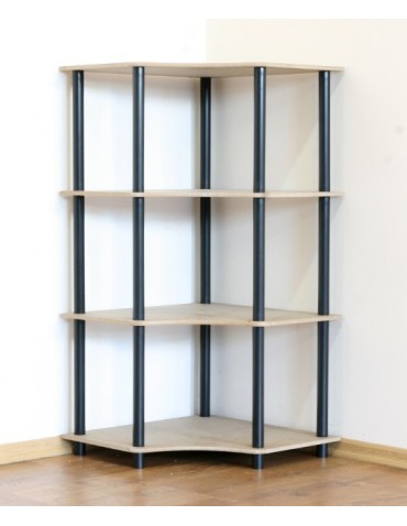 Regał rurkowy DEDAL-4W Czarne rurki