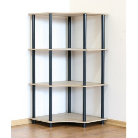 Regał rurkowy DEDAL-4W Czarne rurki