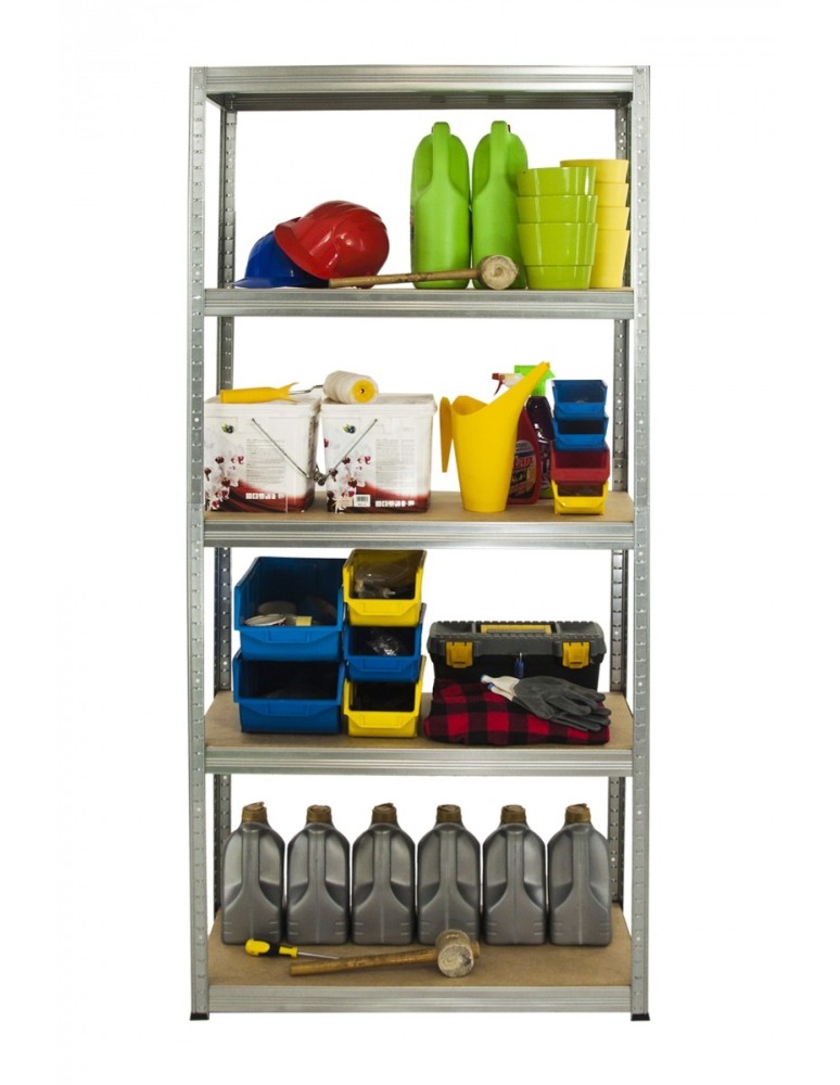 wysokość 213 - Regał metalowy Helios 213x75x40_5_Z - 175 kg / na półkę - product MODO24.PL 5