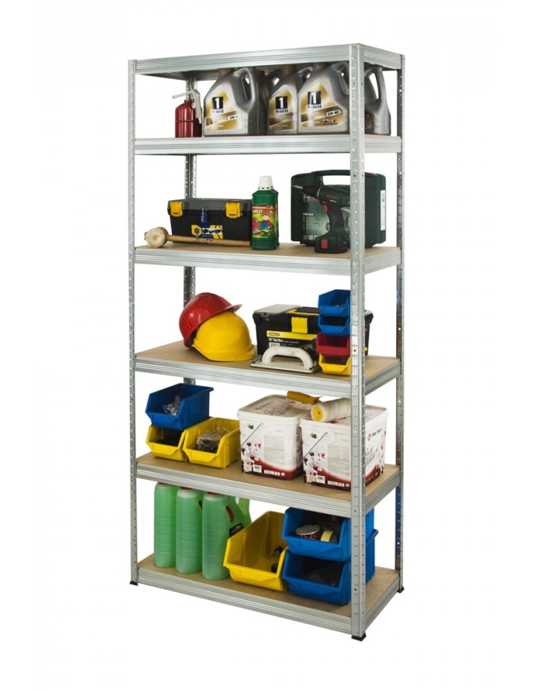wysokość 213 - Regał metalowy Helios 213x75x40_6_Z - 175 kg / na półkę - produkt MODO24.PL 1