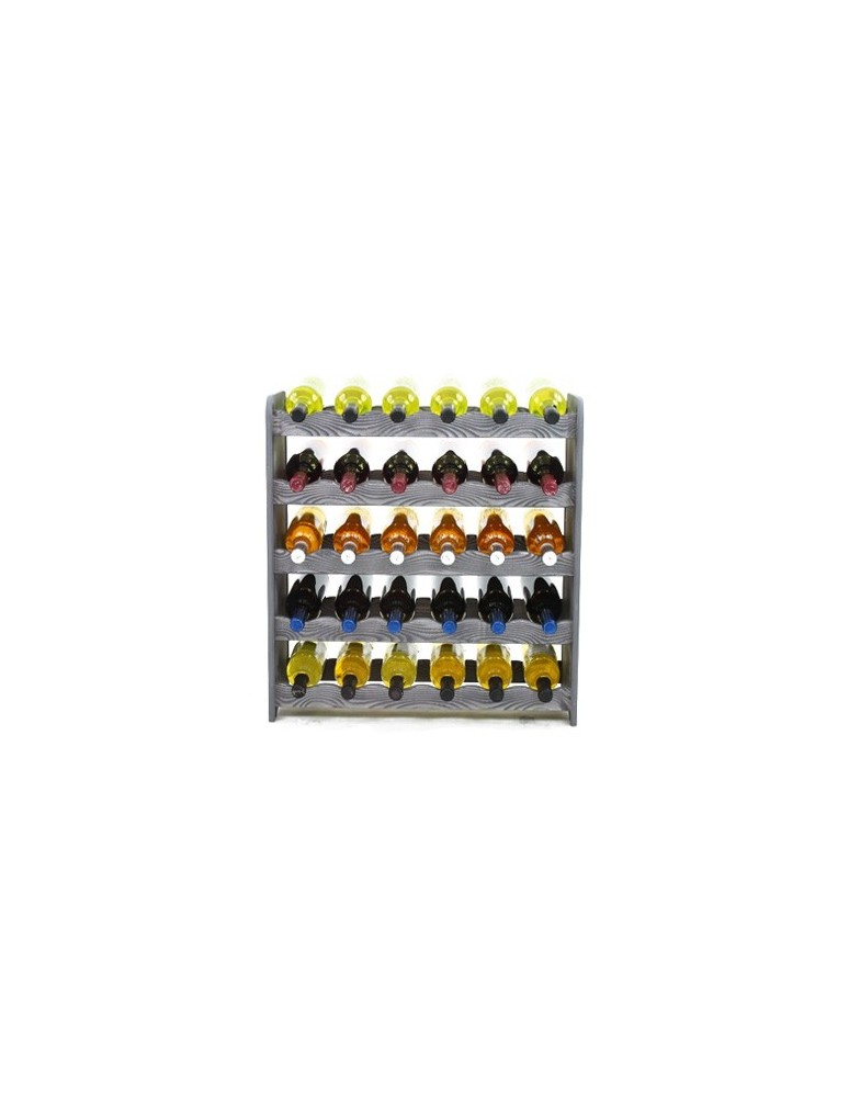 Stojaki na wino RW16 do butelek - Regał na wino RW-16-30 Ciemny grafit decor - produkt MODO24.PL 1