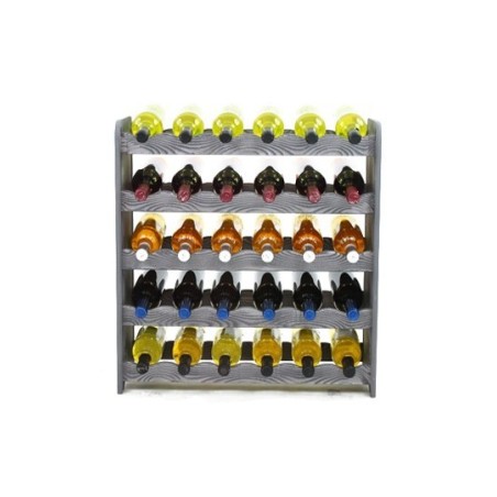 Regał na wino RW-16-30 Ciemny grafit decor