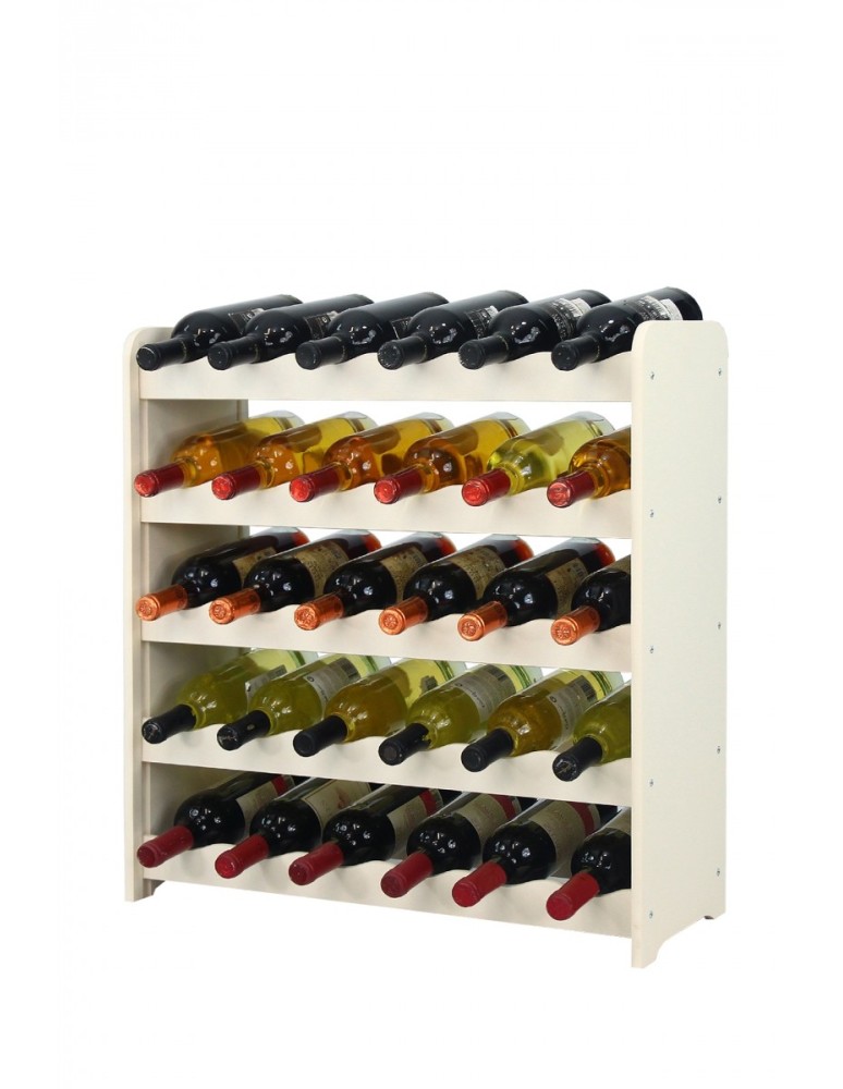Stojaki na wino RW16 do butelek - Regał na wino RW-16-30 Ecru - produkt MODO24.PL 1