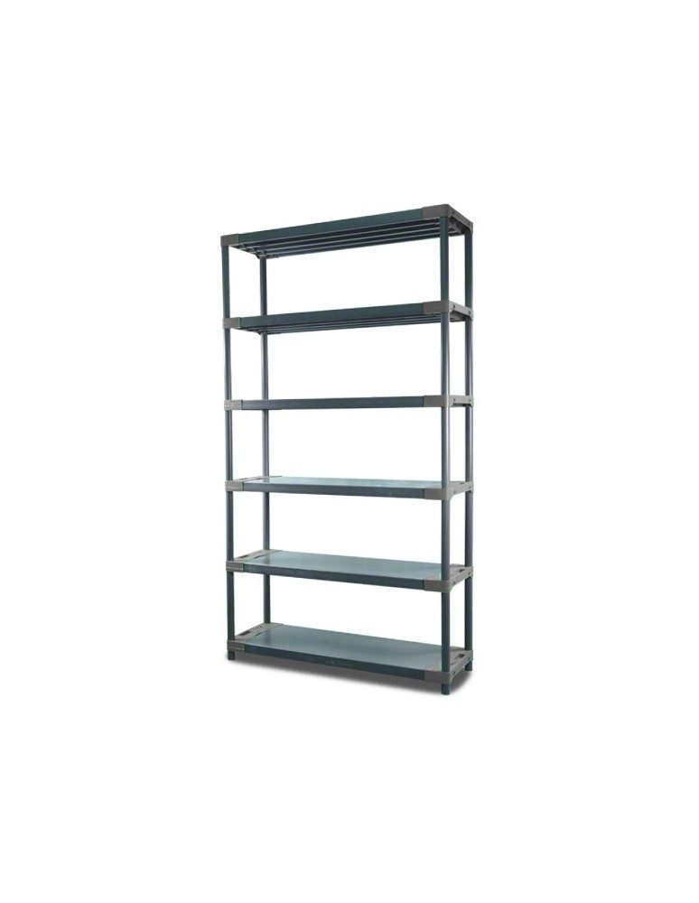 Tytan-6 - Regał plastikowy TYTAN-6 222x100x46 SZARY - produkt MODO24.PL 1