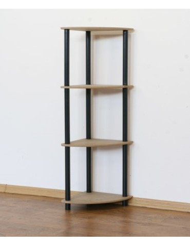 Regał rurkowy DEDAL-4Z Czarne rurki