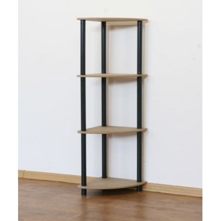 Regał rurkowy DEDAL-4Z Czarne rurki