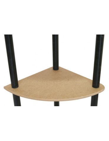 seria regałów DEDAL - Regał rurkowy DEDAL-4Z Czarne rurki - product 3