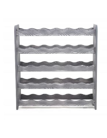 Stojaki na wino RW16 do butelek - Regał na wino RW-16-30 Ciemny grafit decor - product 2
