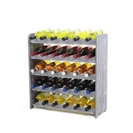 Regał na wino RW-16-30 Ciemny grafit decor