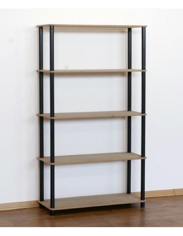 Regał rurkowy DEDAL-5N Czarne rurki