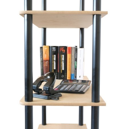 Regał rurkowy DEDAL-5N Czarne rurki