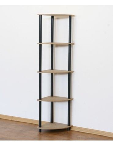 Regał rurkowy DEDAL-5Z Czarne rurki