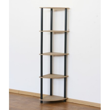 Regał rurkowy DEDAL-5Z Czarne rurki