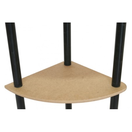 Regał rurkowy DEDAL-5Z Czarne rurki