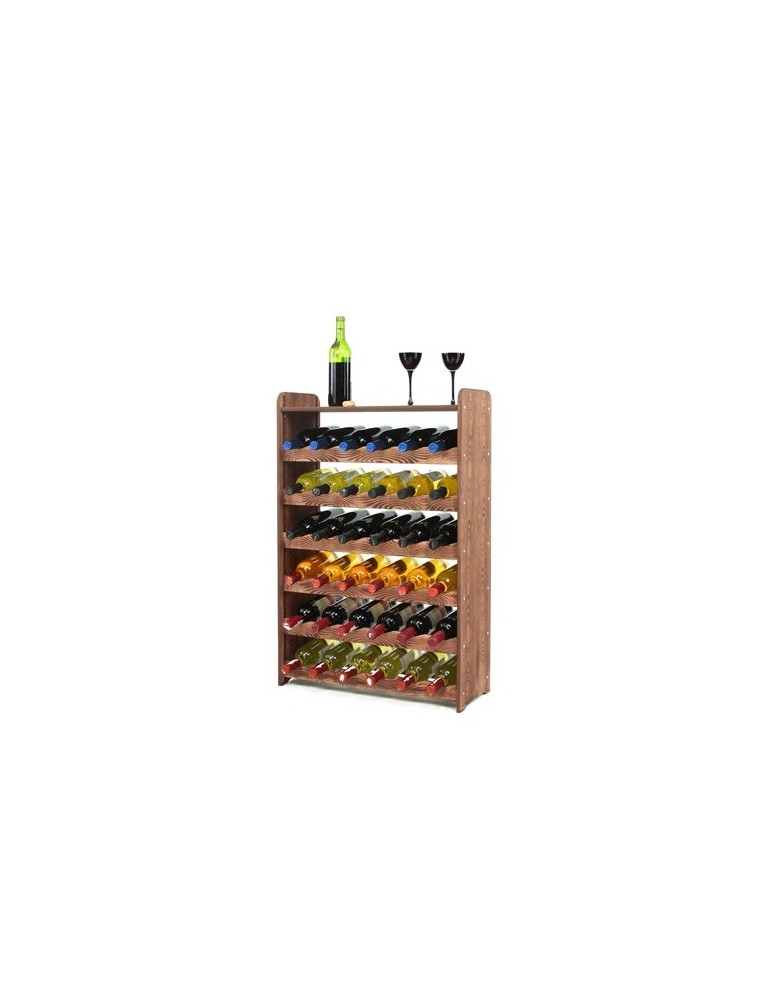Stojaki na wino RW16 do butelek - Regał na wino RW-16-36P Ciemny brąz decor - produkt MODO24.PL 1