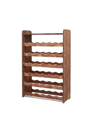 Stojaki na wino RW16 do butelek - Regał na wino RW-16-36P Ciemny brąz decor - product 4