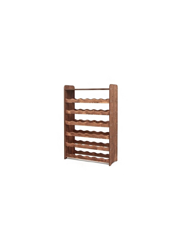 Stojaki na wino RW16 do butelek - Regał na wino RW-16-36P Ciemny brąz decor - product MODO24.PL 4