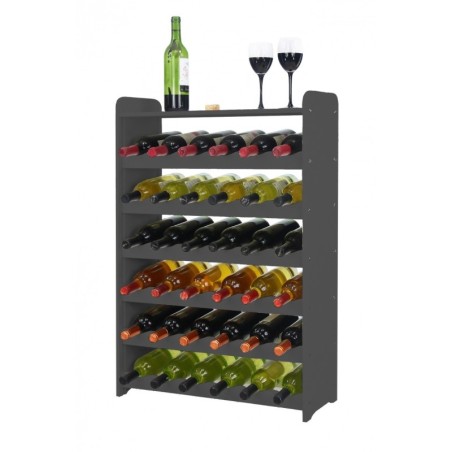 Regał na wino RW-16-36P Ciemny grafit