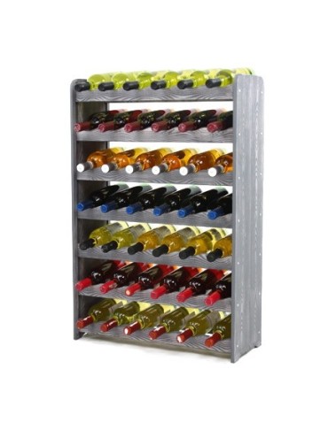 Regał na wino RW-16-42 Ciemny grafit decor