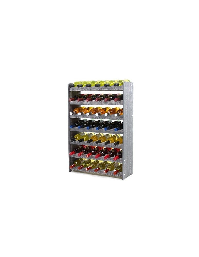 Stojaki na wino RW16 do butelek - Regał na wino RW-16-42 Ciemny grafit decor - produkt MODO24.PL 1