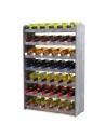 Regał na wino RW-16-42 Ciemny grafit decor