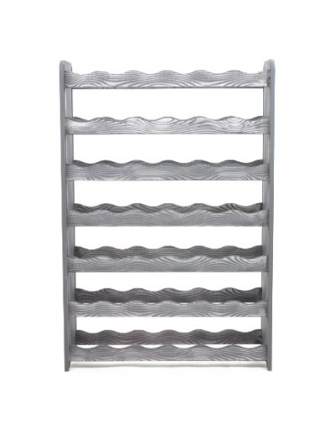 Stojaki na wino RW16 do butelek - Regał na wino RW-16-42 Ciemny grafit decor - product 3