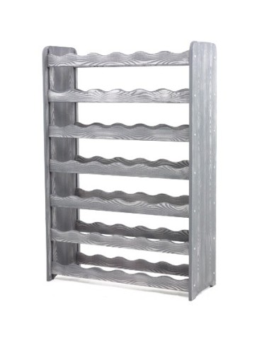 Stojaki na wino RW16 do butelek - Regał na wino RW-16-42 Ciemny grafit decor - product 4