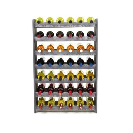 Regał na wino RW-16-42 Ciemny grafit decor