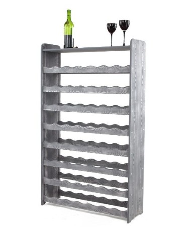 Regał na wino RW-16-56P Ciemny grafit decor