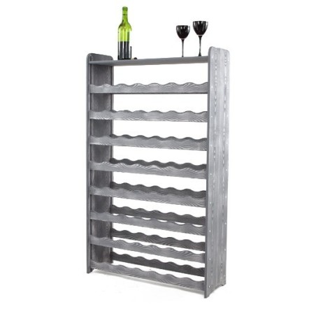 Regał na wino RW-16-56P Ciemny grafit decor