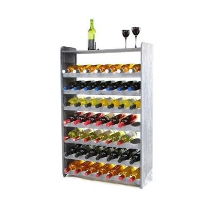 Regał na wino RW-16-56P Ciemny grafit decor