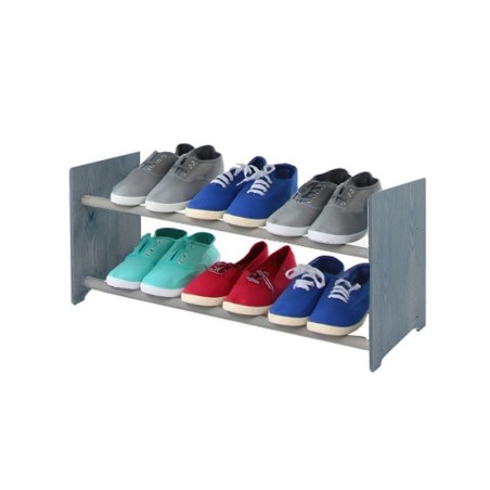 Regał na buty RBS-2-65 ciemnografitowy · boki dekor