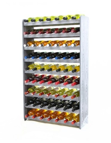 Regał na wino RW-16-63 Ciemny grafit decor