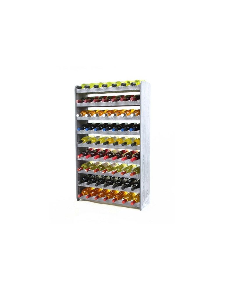 Stojaki na wino RW16 do butelek - Regał na wino RW-16-63 Ciemny grafit decor - produkt MODO24.PL 1