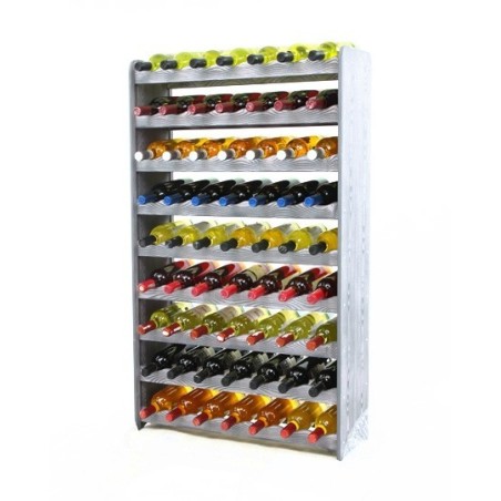 Regał na wino RW-16-63 Ciemny grafit decor