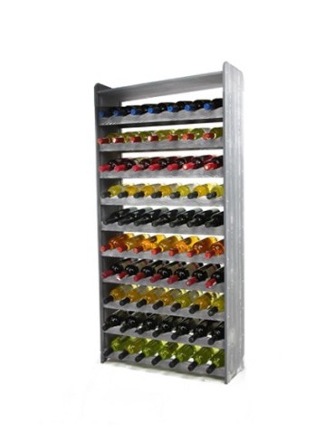 Regał na wino RW-16-70P Ciemny grafit decor