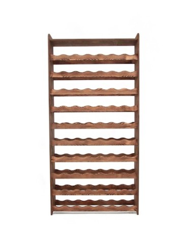 Stojaki na wino RW16 do butelek - Regał na wino RW-16-70P Ciemny brąz decor - product 3