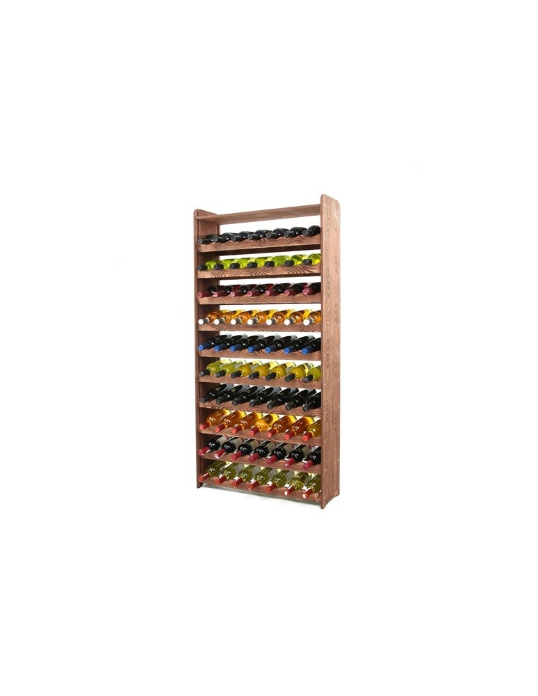 Stojaki na wino RW16 do butelek - Regał na wino RW-16-70P Ciemny brąz decor - produkt MODO24.PL 1