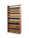 Regał na wino RW-16-70P Ciemny brąz decor