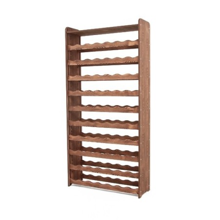 Regał na wino RW-16-70P Ciemny brąz decor