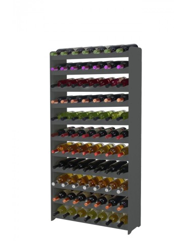 Regał na wino RW-16-77 Ciemny grafit