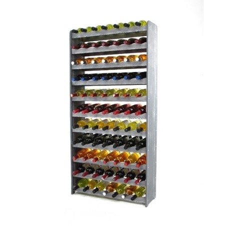 Regał na wino RW-16-77 Ciemny grafit decor